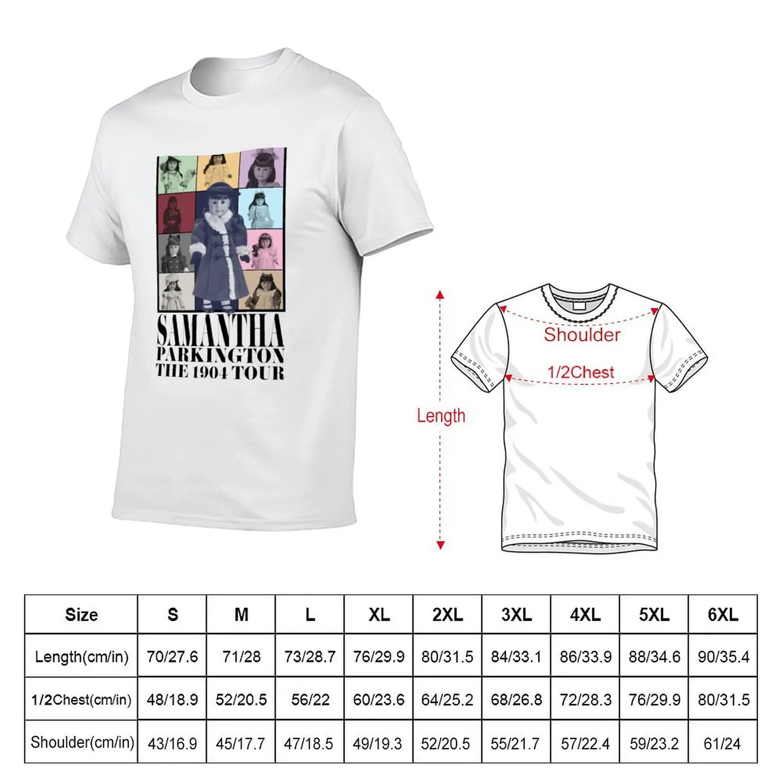 1904 Tour - Samantha Historical American Girl Doll Parkington AG T-Shirt vintage clothes cute tops Men's t-shirt