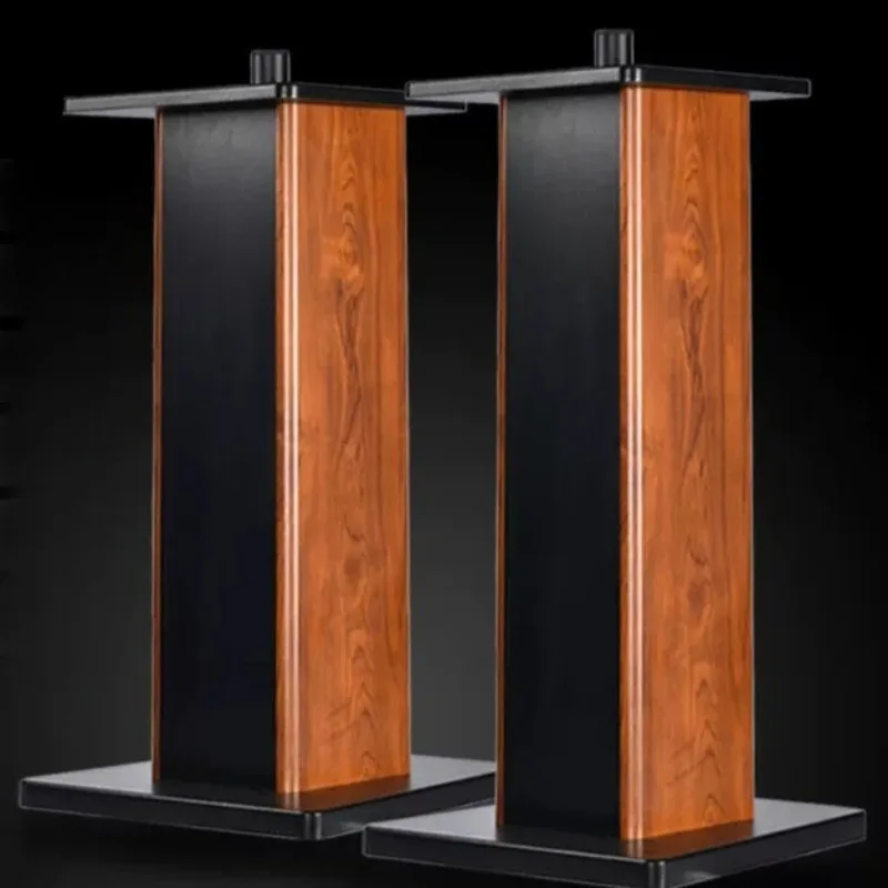 Heavy Duty Speaker Stand Floor Standing Wood PA Tripod for 10-12, Stage Monitor Rack for DJ Studio, Professional Subwoofer Stand