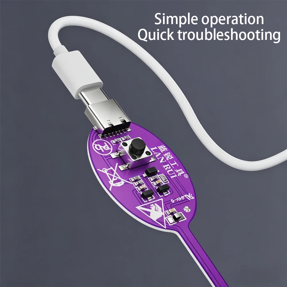 Portable Inductance Fault Detector Type-C Charging Electromagnetic Induction Mainboard Tester Inductor Testing Tool for Mobile