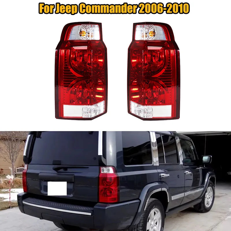 

Для Jeep Commander 2006, 2007, 2008, 2009, 2010, автомобильный светодиодный задний фонарь в сборе, указатель поворота, стоп-сигнал, автомобильные аксессуары