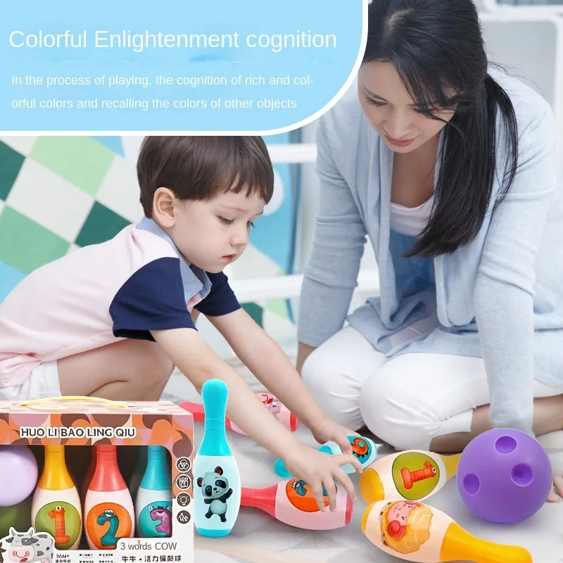 Bowlingspeelgoed voor kinderen voor jongens en meisjes Binnensportballen voor kinderen Ouder-kind interactiepuzzel en vroeg onderwijs