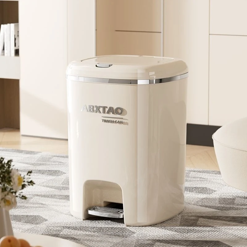 

Foot Pedal Narrow Large Capaci Sanitary Batoom Restaurant Commercial Household Tra Can High Toilet Paper Basket