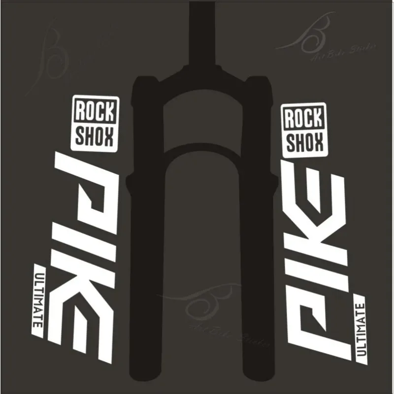 AliExpress NONE Stylish Rock Shox Pike Ultimate Car Motorcycle Stickers Decal to Decorate Your Auto Bike Exterior with Cycling Suspension Style