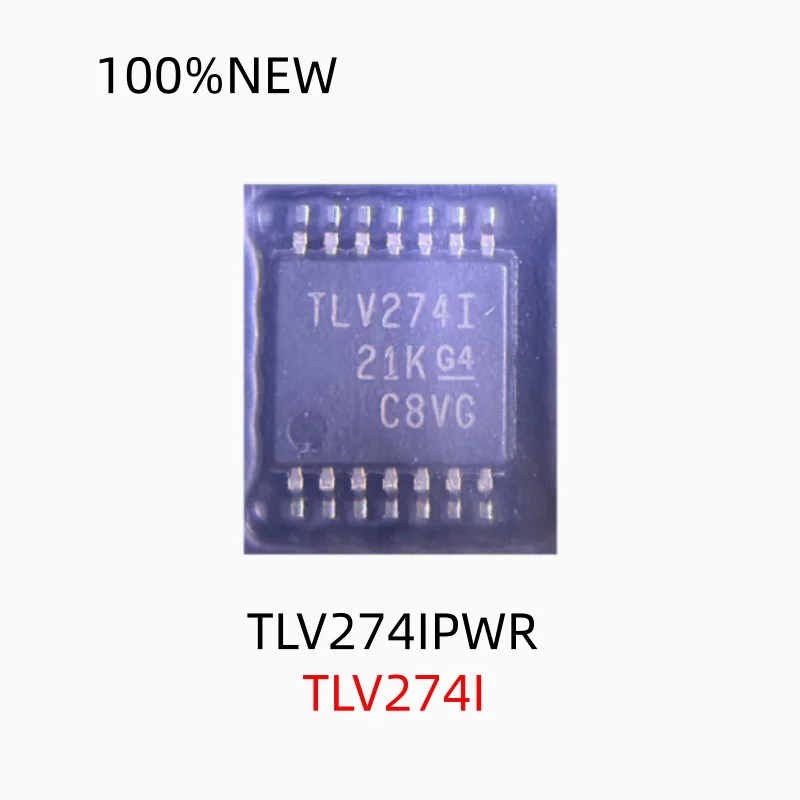 (10 Pieces) 100% New Tlv274Ipwr Tlv274I Tssop-14 Rail-To-Rail Operational Amplifier Chip Ic