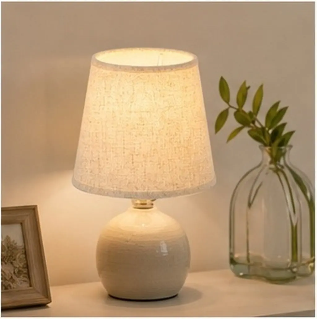 2Pcs Cloth Lamp Shade Sturdy Decorative Lampshade Replacement Table Lamp Cover Soft Light for Bedroom Living Study