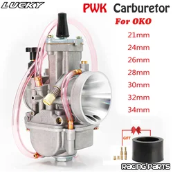 PWK 21 24 26 28 30 32 34mm With Power Jet Carburetor For OKO 2T 4T Motorcycle Carb For Dirt Bike Pit Bike Scooter ATV Quad UTV