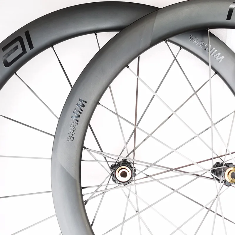 Clincher Carbon Road Bike Disc Gravel Wheels Width 28/30/36mm Wheelset 45/50/55mm With Cut Color Custom Sticker 36T Ceramic Hub