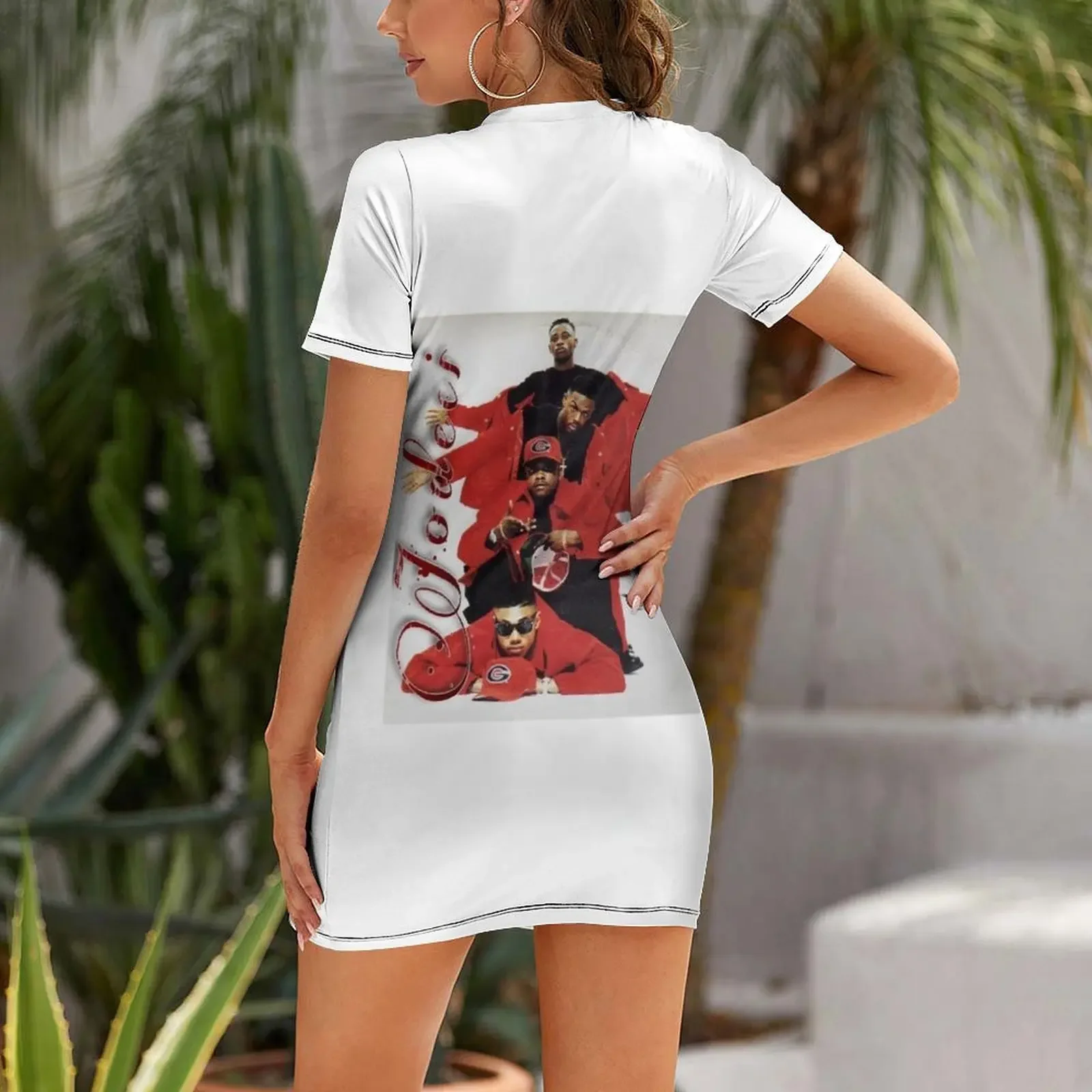 The Greatest R&B Group Ever Longing Ballads Jodeci Berlin - Copy Short Sleeved Dress party dresses woman Long veiled dresses