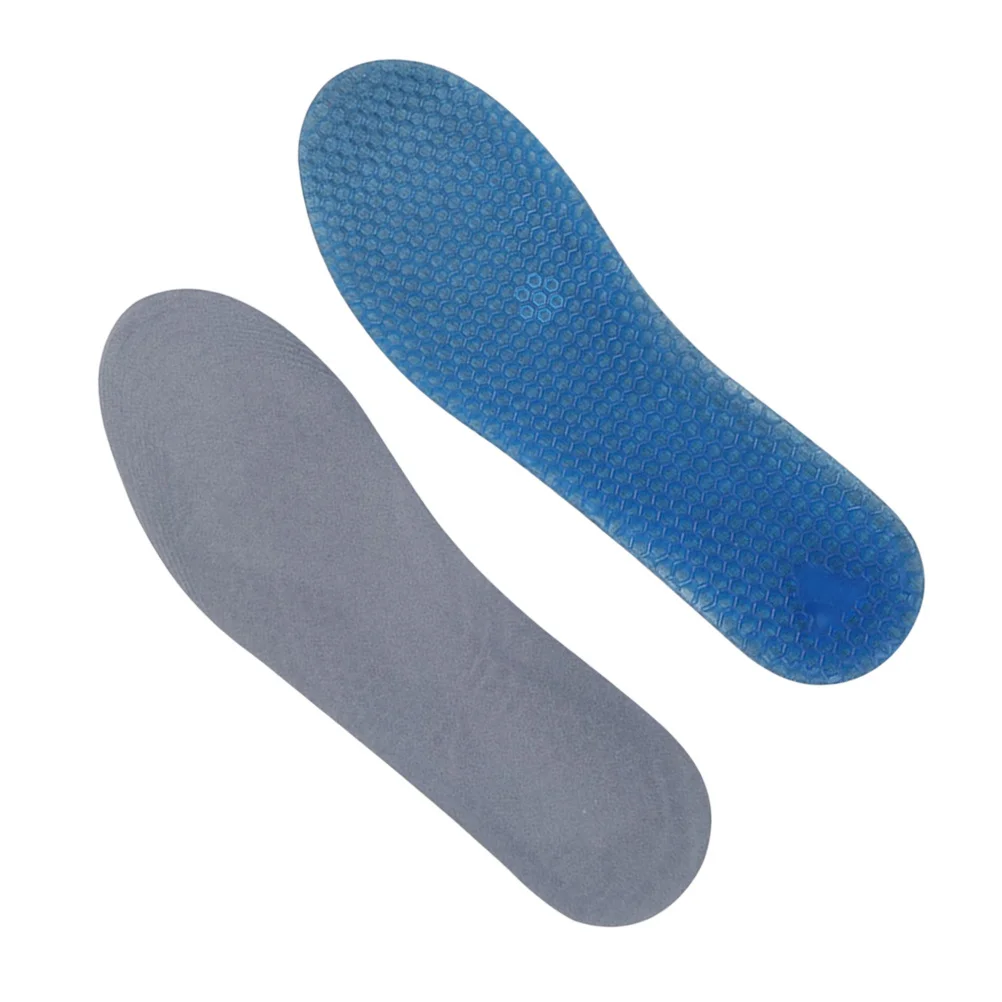 

1 Pair Shoes Gel Pad Cushion Insoles Honeycomb Shoe Pad Inserts Slip Resistant Running Athletic Foot Cushion Support Sizing S