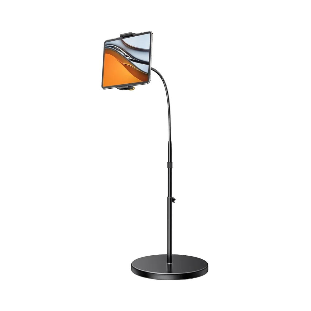 

Lamicall FT01 Metal Accessory Adjustable Height Gooseneck Tablet Mount with Stable Base Stand Holder for Mobile Phones in Bed