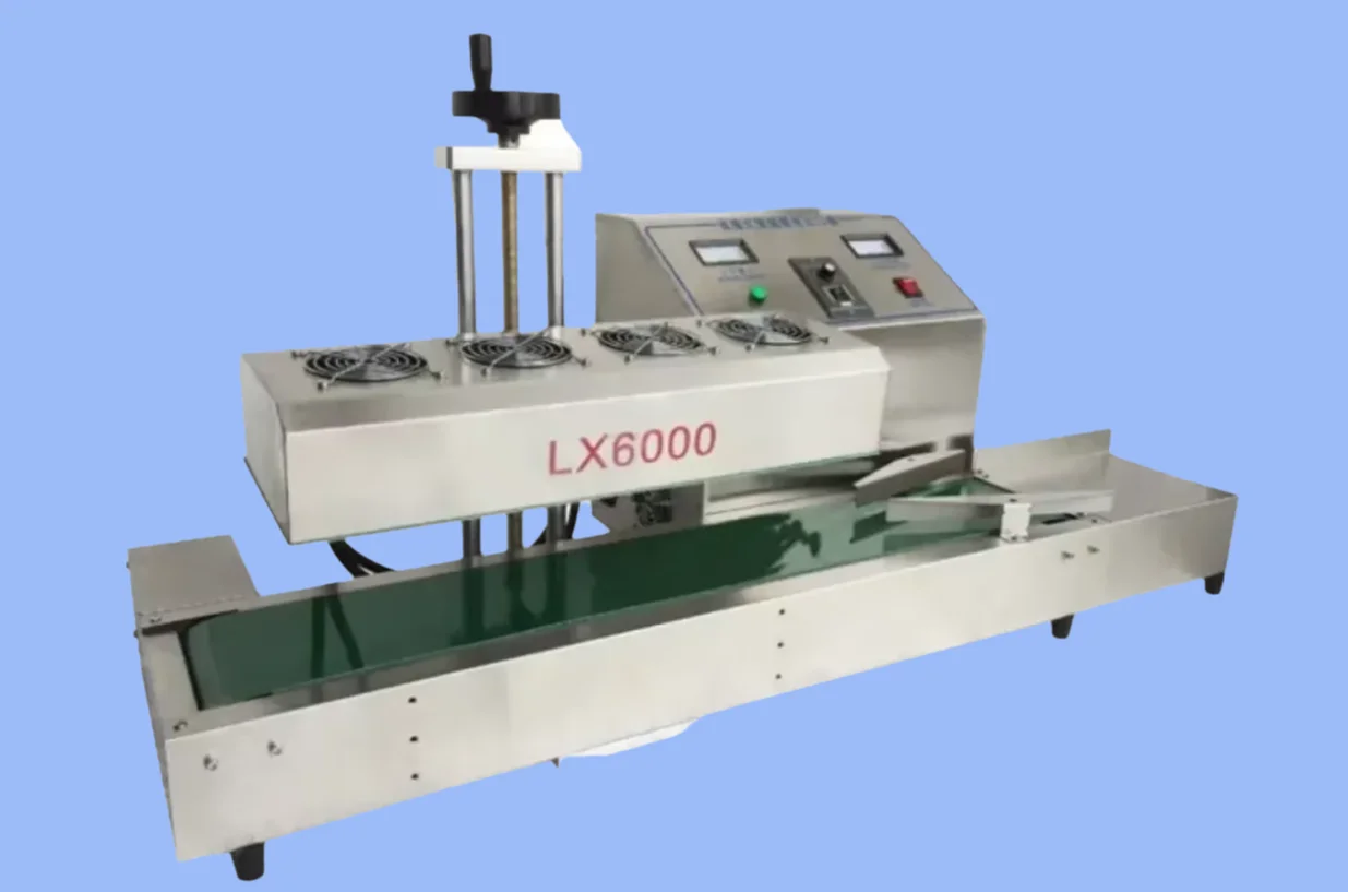 

LX6000 220V Continuous Induction Sealer Bottle Cap Sealing Machine for Plastic Glass Packaging