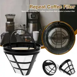 Coffee Machine Strainer Mesh Brewer Tool Kitchen Gadget Coffee Filter Coffee Maker Accessories Refillable Basket Cup Style