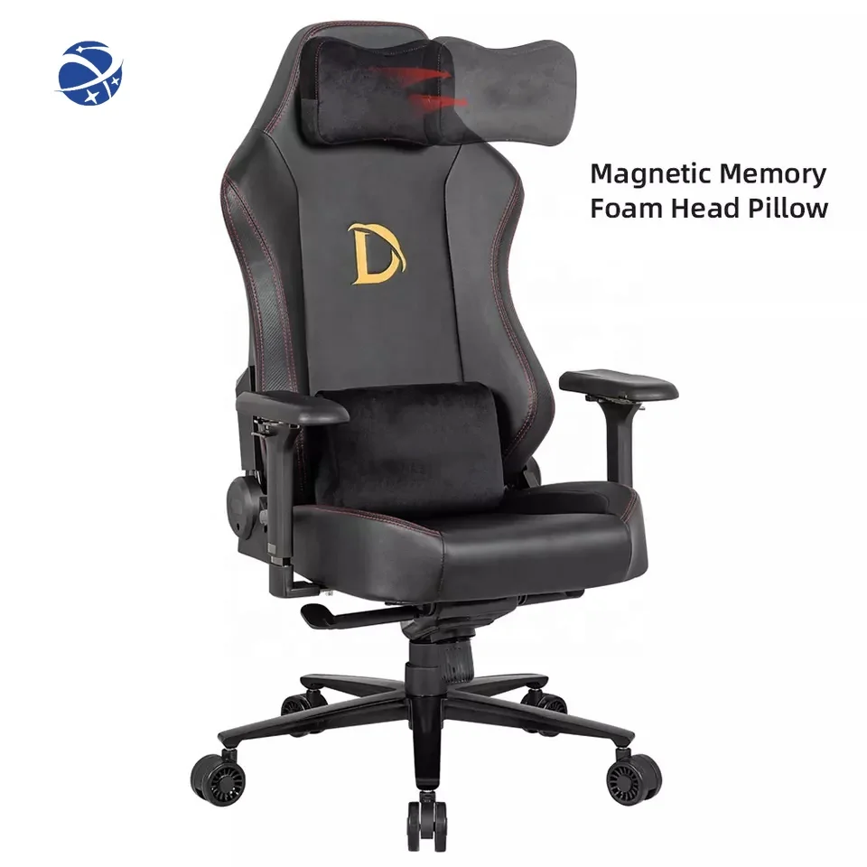 YYHC Luxury 4D armrest adjustable computer  gamer with magnetic neck pillow gaming chair gaming chair with magnetic headrest