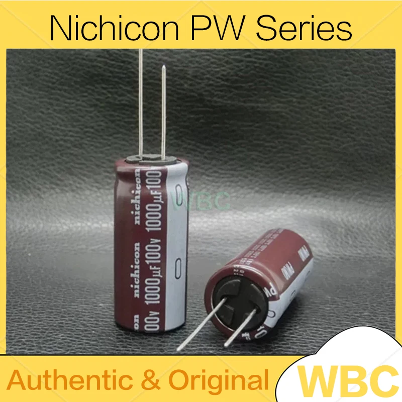 10Pcs/Lot Nichicon PW Series Electrolytic Capacitors 10V 16V 25V 35V 50V 63V 100V 10UF 22UF 47UF 100UF 220UF 470UF 820UF 1200UF