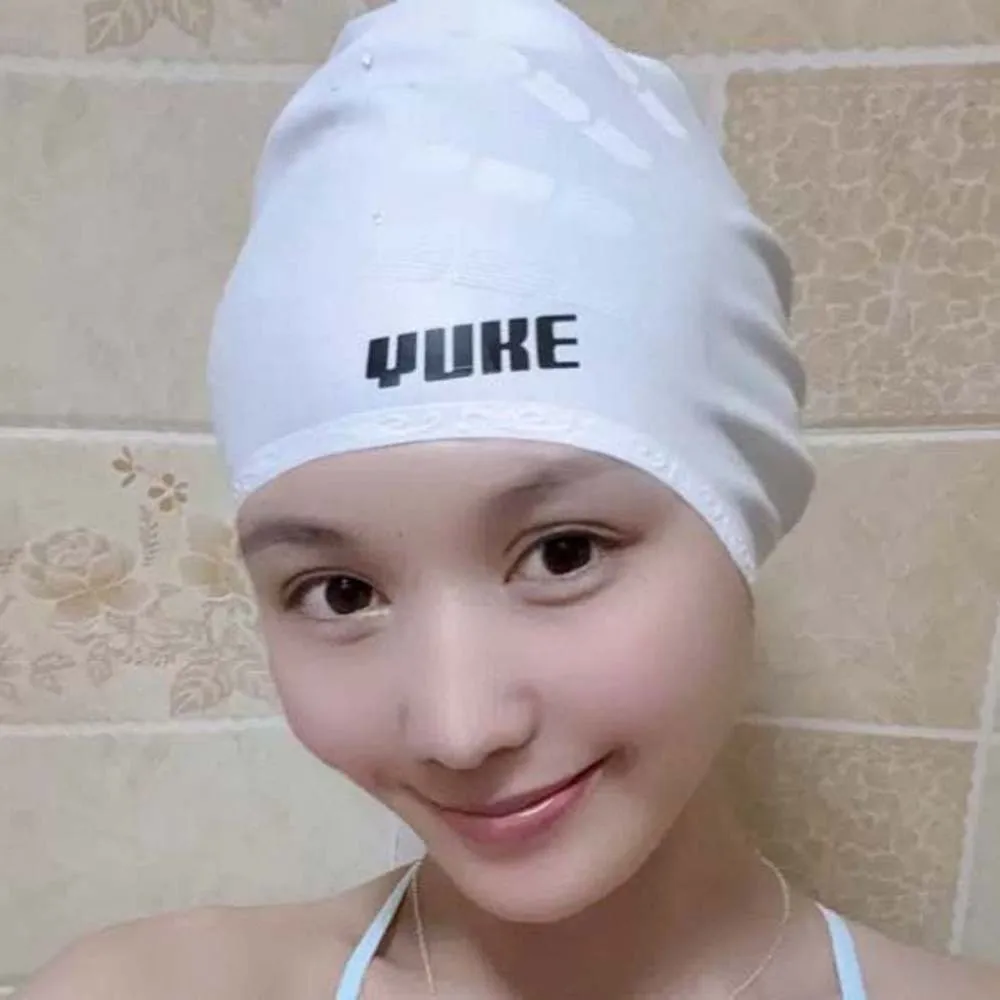 سماعات رأس مرنة للسباحة، قبعة غوص ناعمة بلون سادة، مضادة للبرد، ثلاثية الأبعاد، غطاء رأس سباحة للرجال