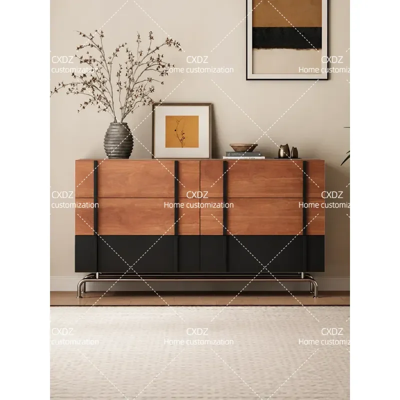 Medieval Style Floor to Ceiling Wooden Chest Multi Layer Drawer Storage Cabinet for Living Room Bedroom Bedside Locker