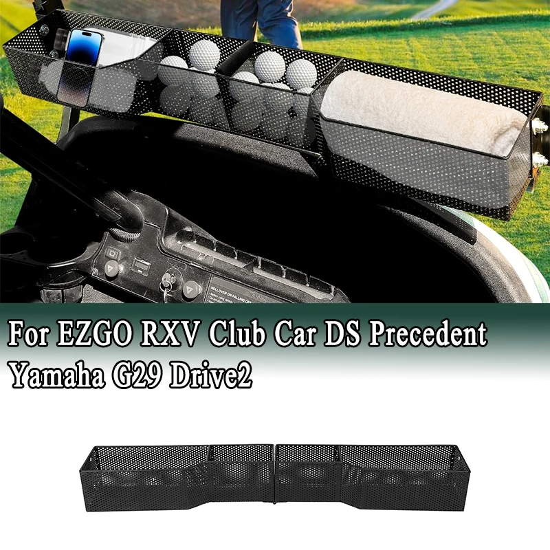 

For EZGO RXV Club Car DS Precedent Yamaha G29 Drive2 Central Control Split Foldable Golf Cart Storage Basket Box