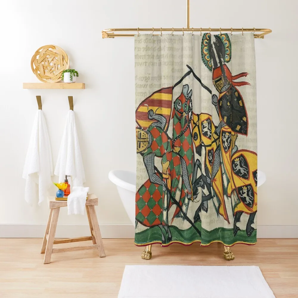 

The Joust Medieval Illumination Shower Curtain Bathtub For The Bathroom For Bathroom Bathroom Decor Curtain