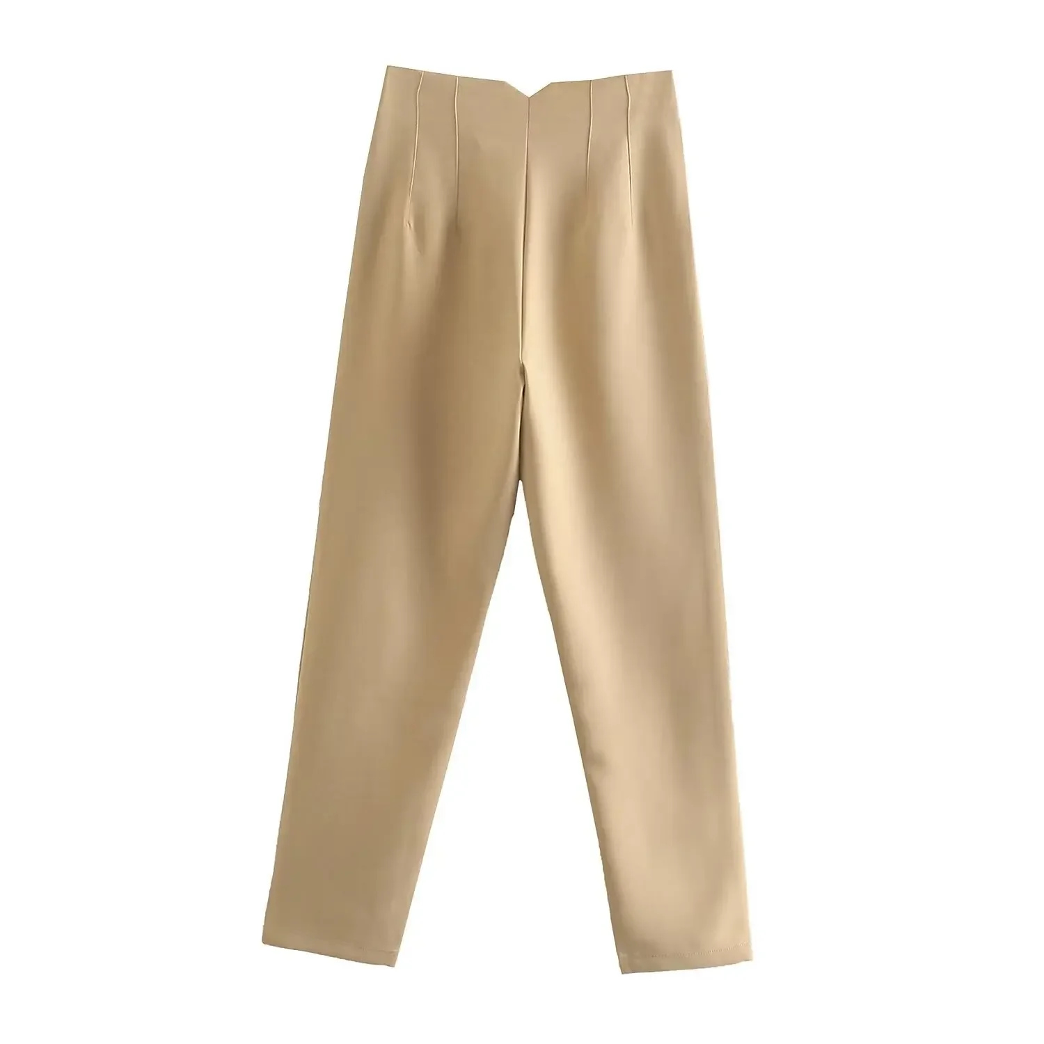 Pantaloni formali da donna pantaloni a vita alta pieghettati per donna pantaloni corti bianchi Casual pantaloni donna Blackpink