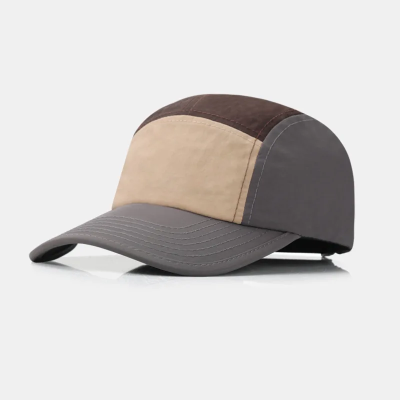 Customized Printed Logo Quick Drying Baseball Caps Men's And Women's Outdoor Color Blocked Sunshade Waterproof Duck Tongue Hats view 4