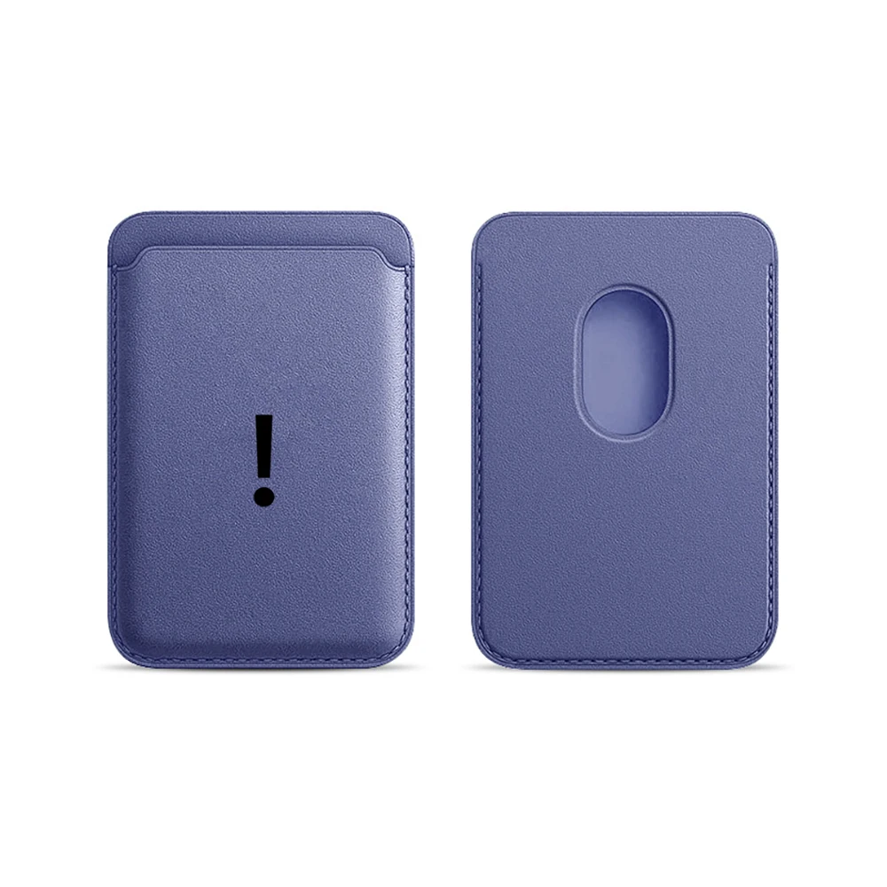 Ausrufezeichen-Leder-Kartenetui Telefonkartenhalter für Magnetische Hülle Geeignet für alle iPhone Magsafe Karten-Handyrückseiten-Taschen – Detail 20