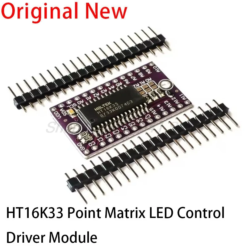 HT16K33 16x8 LED Dot Matrix Drive Control Module Digital Tube Driver Development Board for Arduino