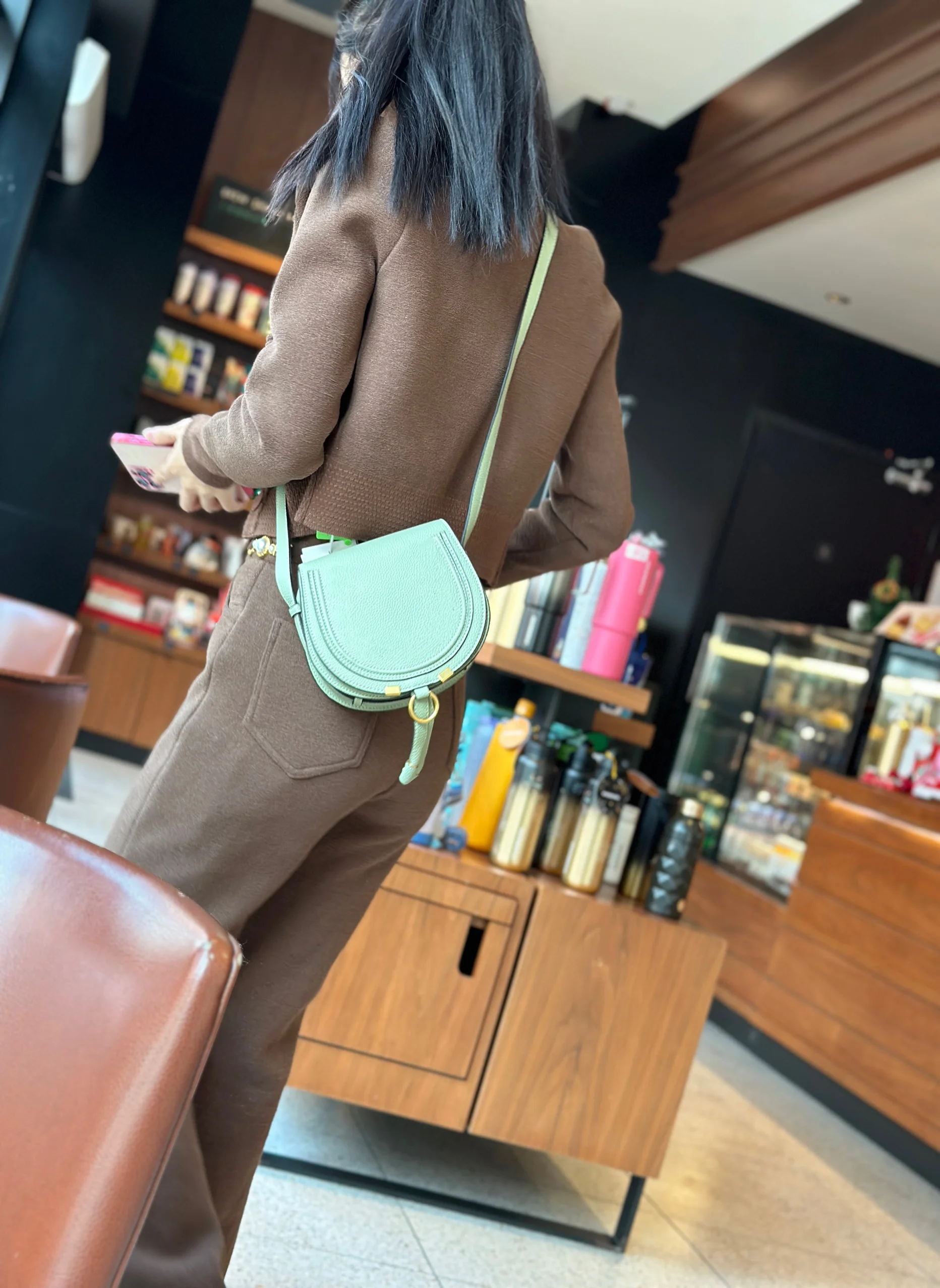 

New Genuine Cowhide Leather Single oulder Slant Crossed Saddle Bag Small Cowhide Flip Cover Genuine Leather Bag
