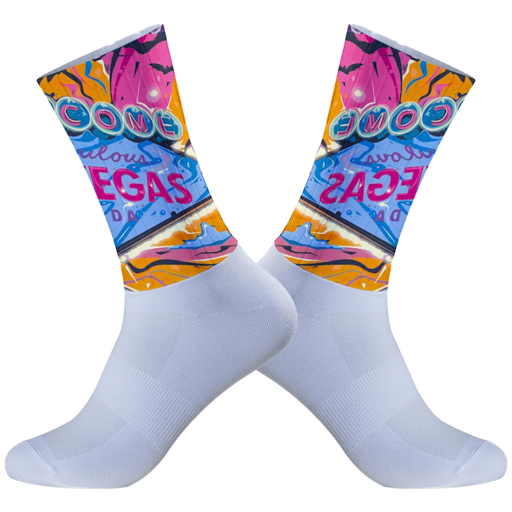 

New Cycling Socks High Compression Quality Road Bike Socks Men Women Durable Breathable Hiking Basketball Running Socks