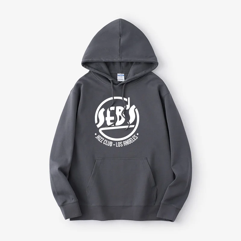 

Love Ci SEB Bar Logo Hoodie Sweatirt Large Size Street Sle Cotton Long Sve Loose Fit Men's Casual Wear Autumn 202