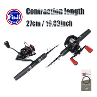 Fishing Rod Set Fishing Rod Short Section Shrinkable Lure Rod Lightweight Carbon Fiber Fishing Reel Fishing Rod Long-Range Sea Rod Short Section Sea Fishing Rod Straight Handle Gun Handle