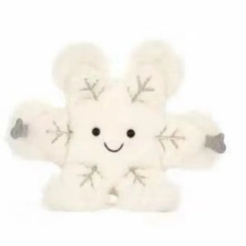 دمية عيد الميلاد دمية عيد الميلاد لطيفة ندفة الثلج رجل الثلج وسادة محشوة هدية زينة العطلة