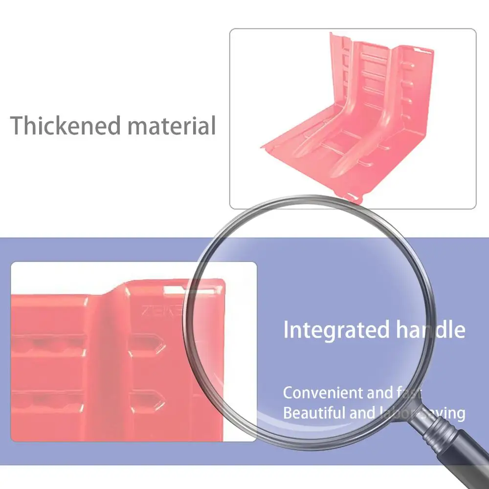 

L-Shaped Flood Protection Barrier ABS Flood Board Plastic Water Dam for Household Flood Control Baffles