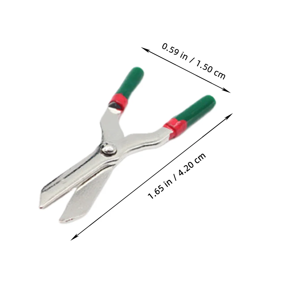 1 セットミニチュアガーデンツールセットドールハウス用頑丈な軽量リアルなシミュレーション小さなじょうろファームアクセサリー