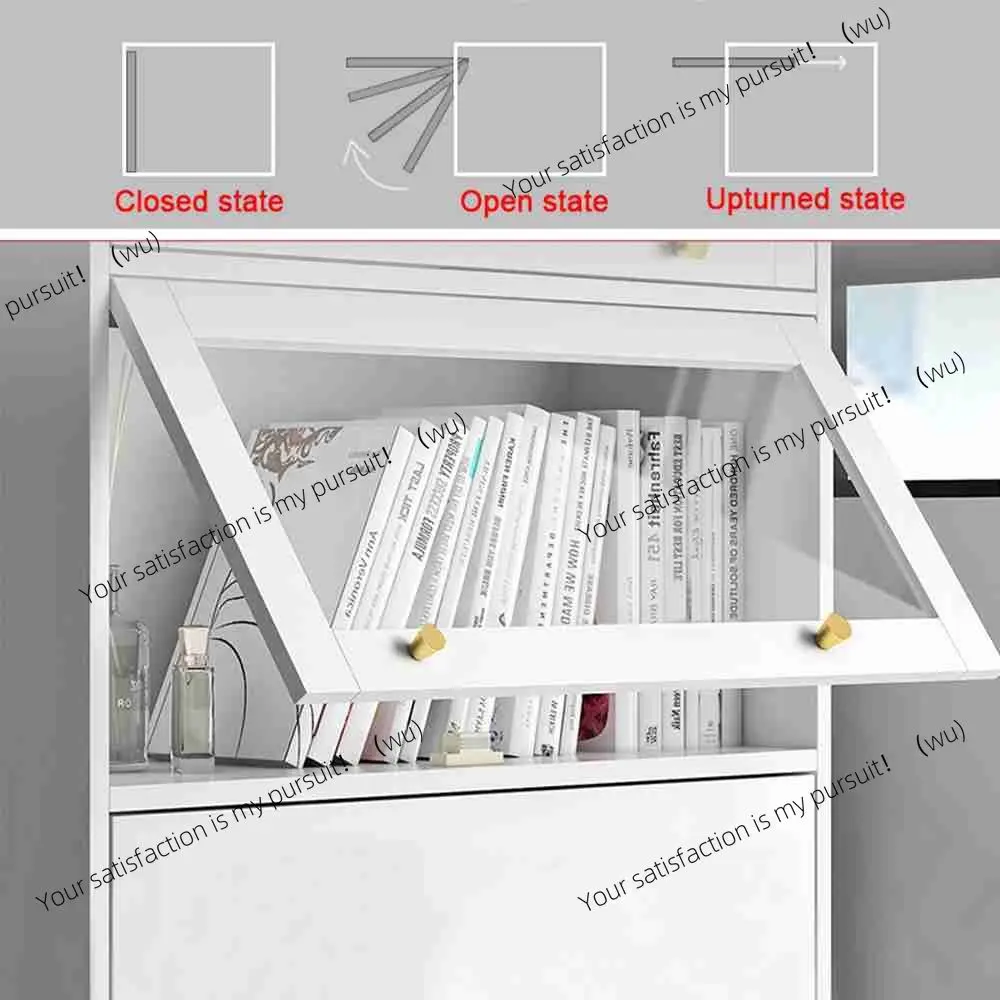 flip-up door plastic rail  door side rail cabinet bookcase locker  door accessories