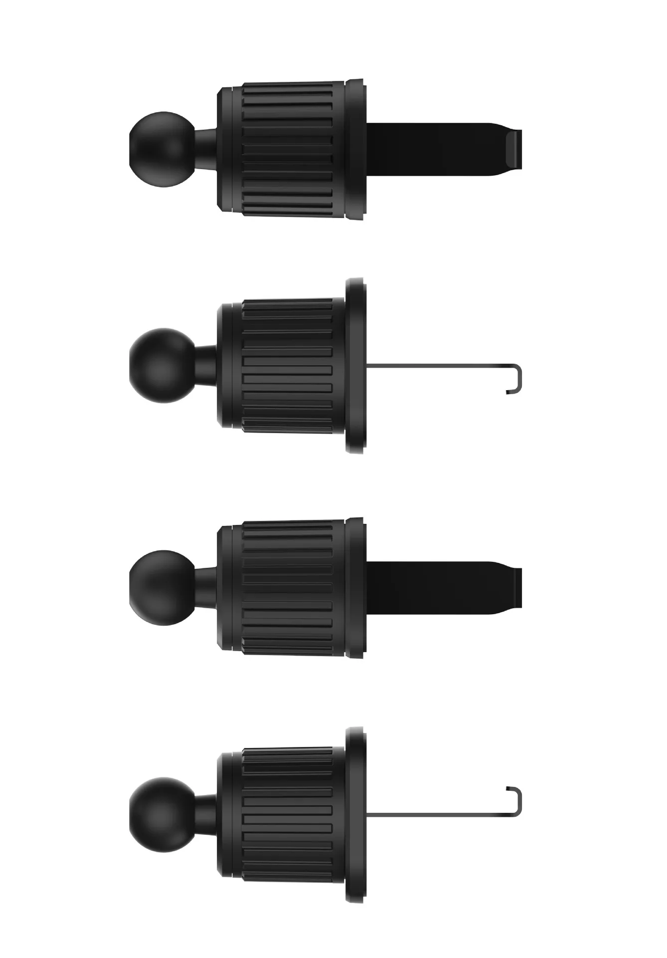 Auto Air Vent Clip Halterung 17mm Kugelkopf Basis für Auto Handy Halter Auto Air Outlet Haken für Handy GPS Halterung 1PC – Detail 4