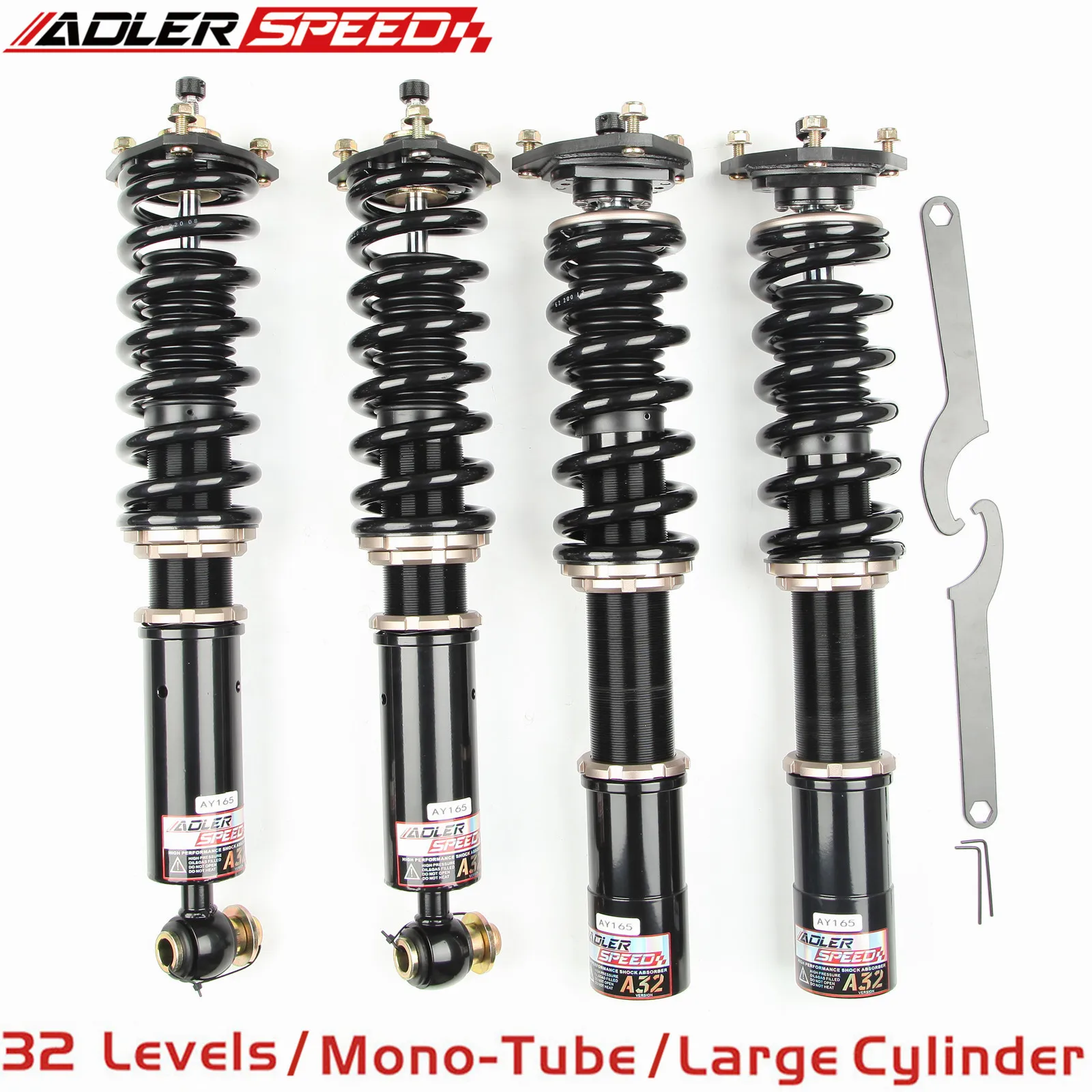 

ADLERSPEED For BMW 5-Series Sedan E60 RWD 04-10 Adjustable Coilovers Lowering Kit 32 Ways