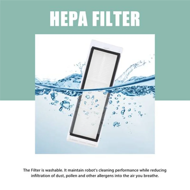 

YCOC-26 шт. запасные части для робота-пылесоса Xiaomi Dreame L30 Ultra, основная боковая щетка, HEPA-фильтр, накладка для швабры, мешок для пыли