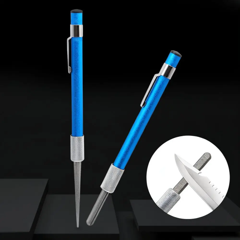 Mini Diamond Sharpener Pen Rod For QST EXPRESS Outdoor Camping Fishing Hook Tool Kitchen Blade Honing Accessory
