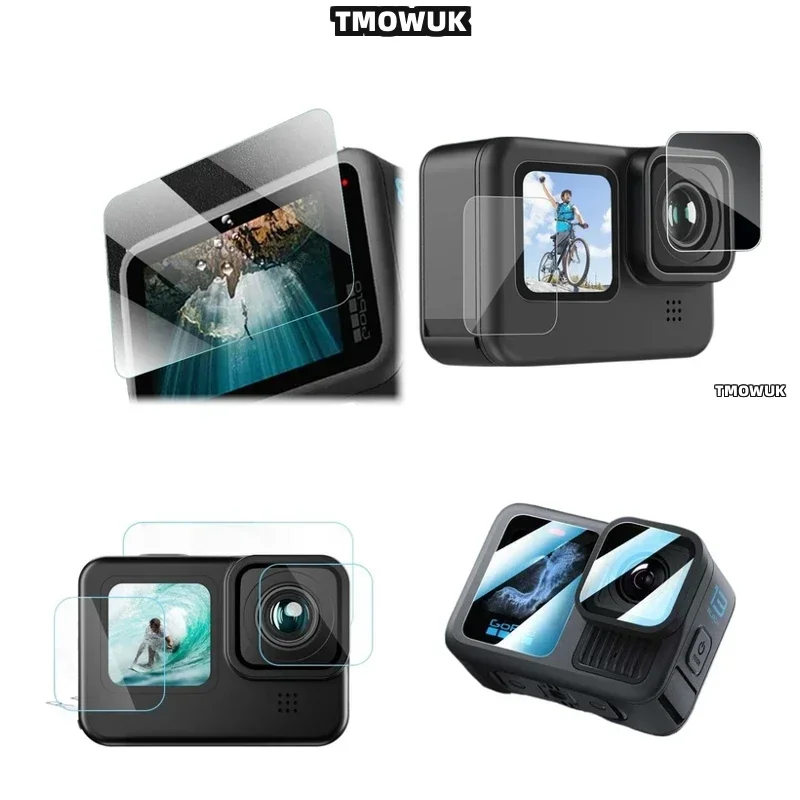 

For GoPro Hero 13 Ultra Thin Tempered Glass Protector - Anti Scratch 9H Full Front & Back Screen Cover