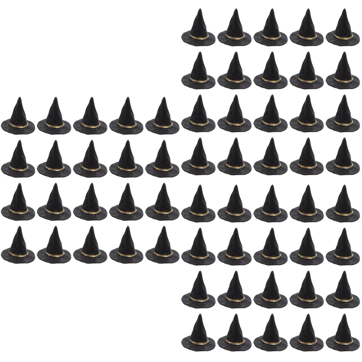 3 Pack Halloween Witch Hat Small Hats for Cake Decor Prom Tiny Covers Miniature Plastic Party