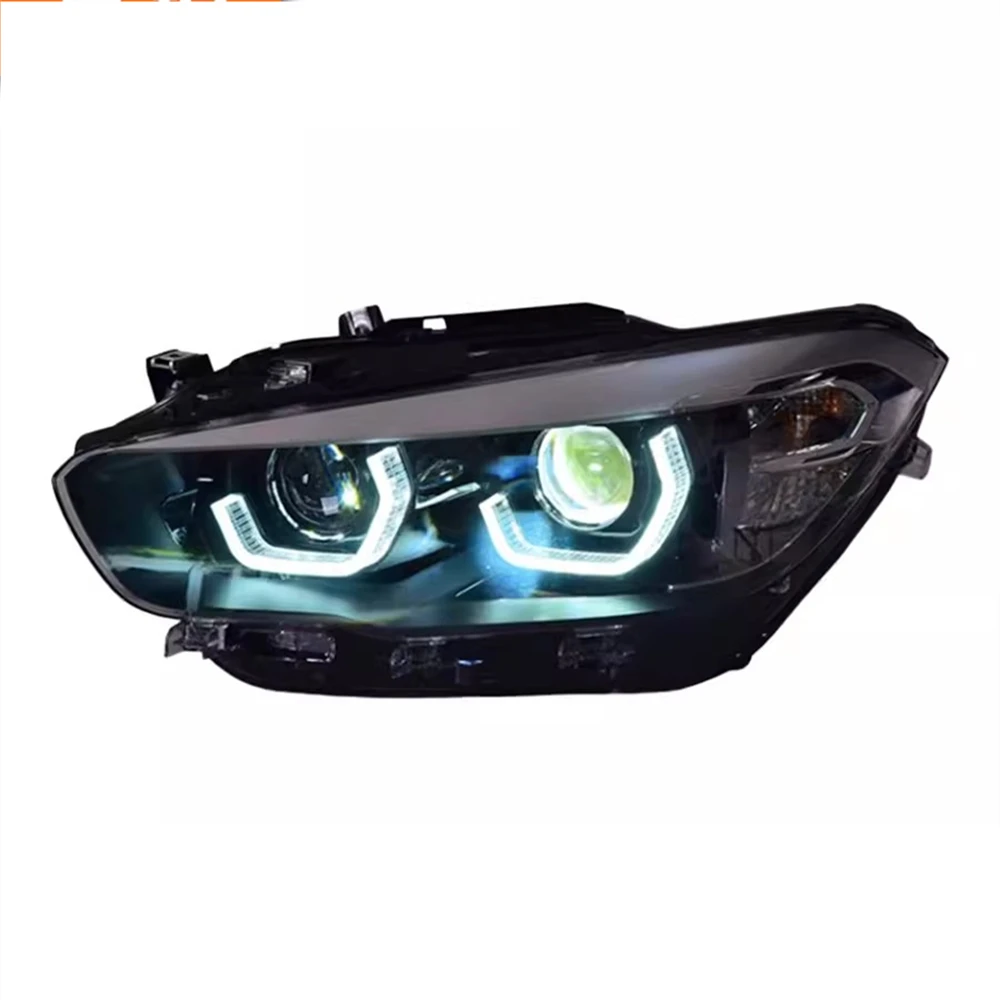 Car modified led front lamp laser headlight assembly For 15-18 BMW 1 series F20 turn signal DRL daytime runnning light