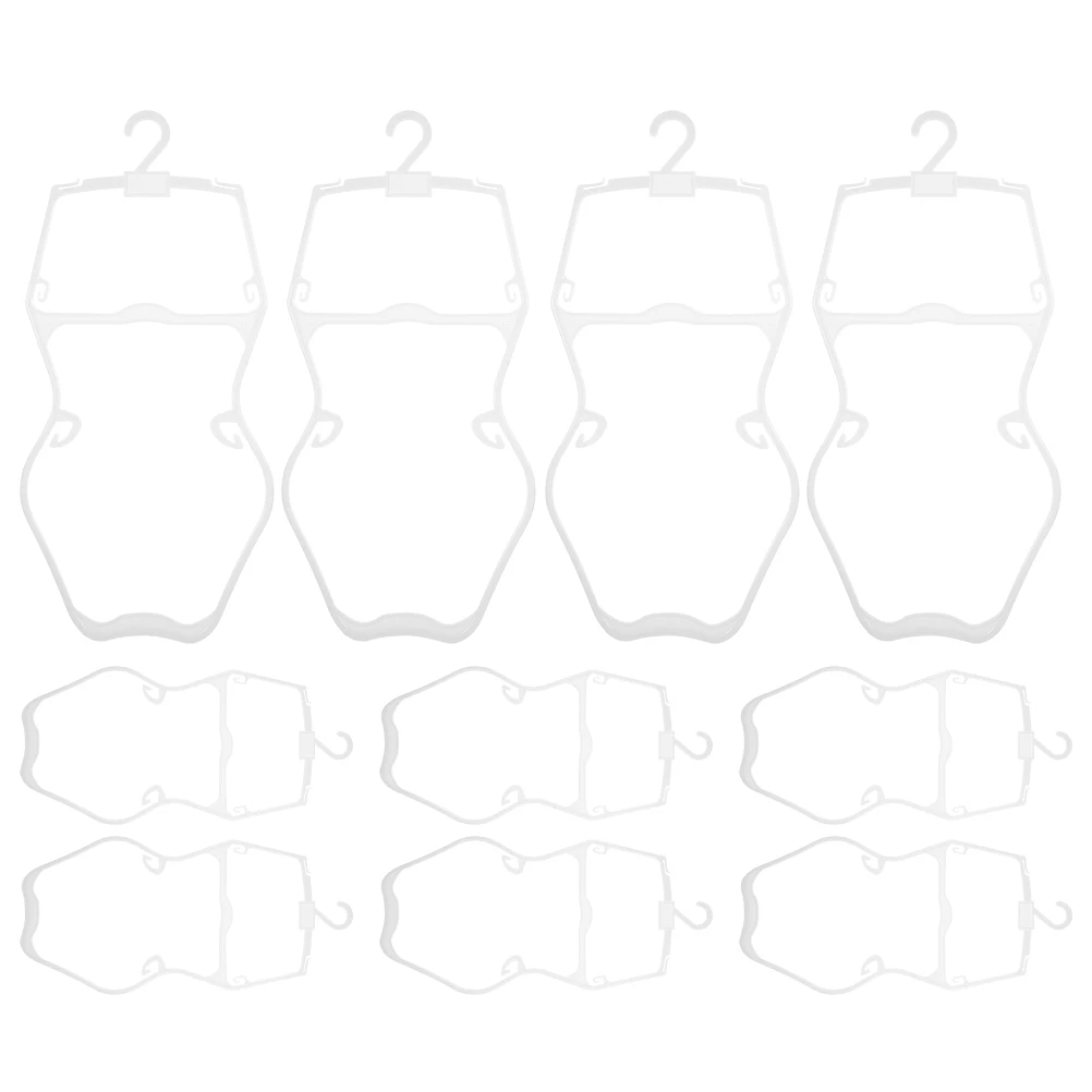 

10 Pcs Swimsuit Hangers Toddler Bikini Infant Dress Plastic Kids Closet Body Shape Display Clothes Hanger Sturdy Versatile