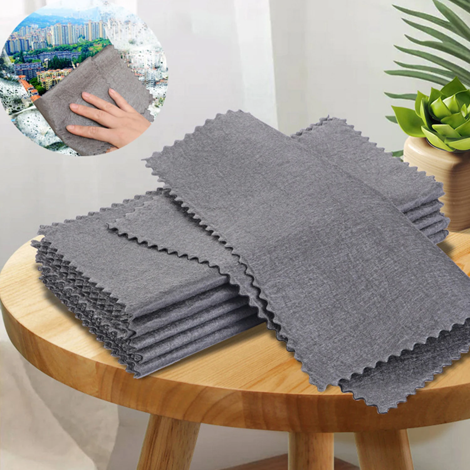 

1PCS Cleaning Cloths Reusable Microfiber Washing Rags Car Window Mirror Wipe Towels Rag Household Kitchen Cleaning Tools