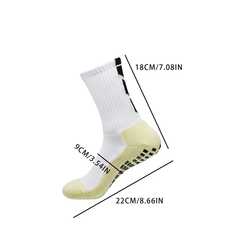 Set 5 Buah Kaus Kaki Sepak Bola Dua Jenis Penutup Kaki Penyerap Keringat Pelindung Pergelangan Tangan Handuk Sensasi Dingin Nyaman Sporty Kaus Kaki Sepak Bola