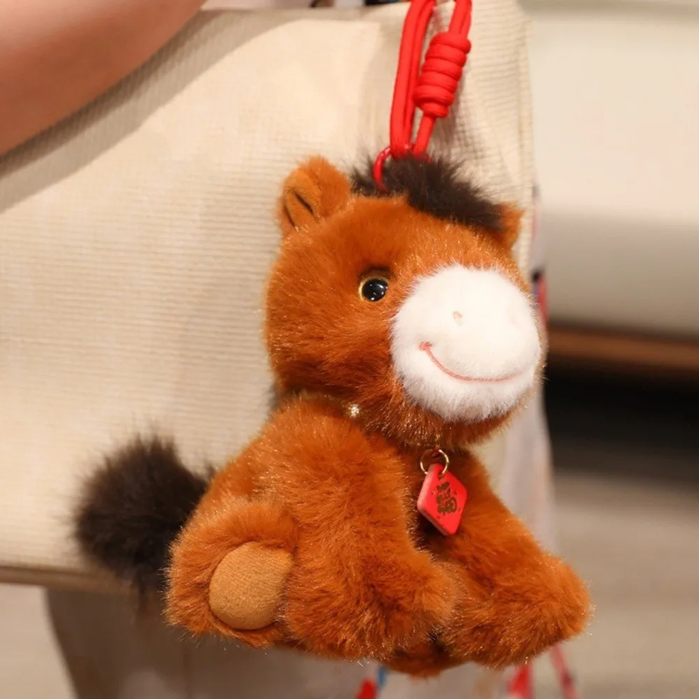 

Mascot Dolls 2026 Horse Plush Doll Cute Good Luck Lucky Horse Plush Toys Kawaii Creative Zodiac Pony Figurine Year of Horse