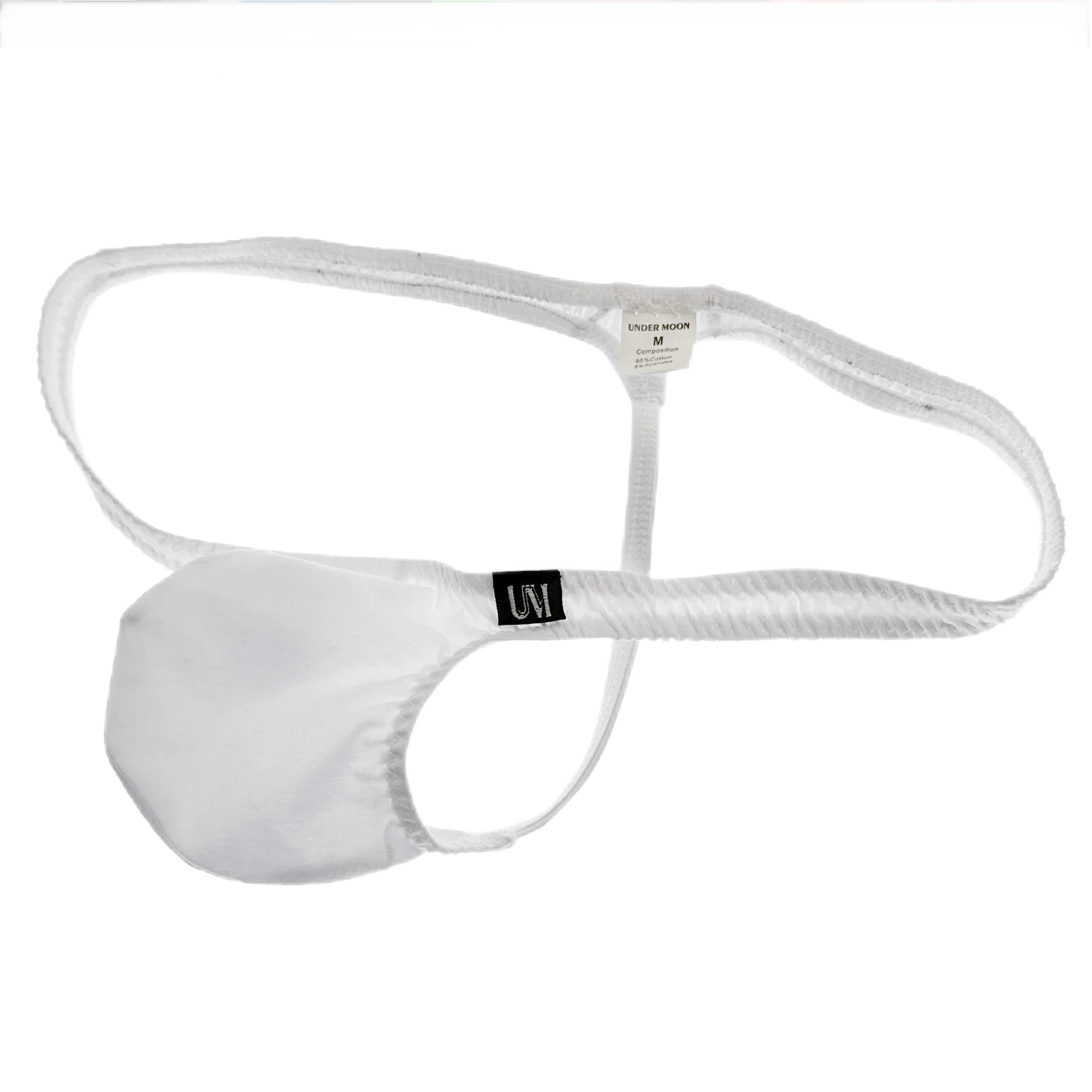 New Male Thong Skin - Friendly Sports Without Crotch - Grateful Cotton Solid Color Underwear Low - Waist T - Top