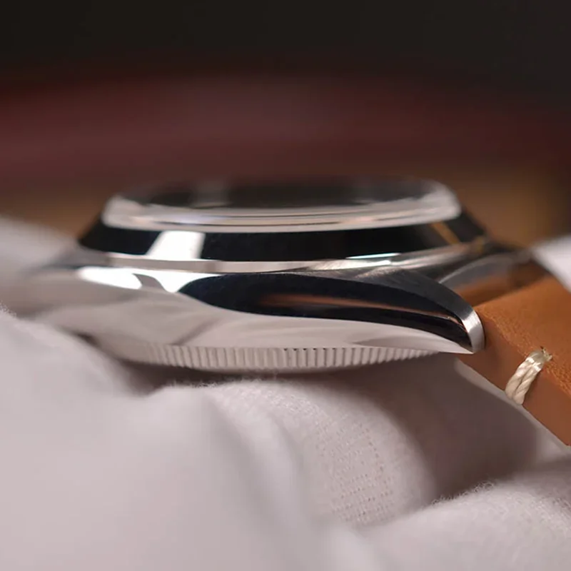 Baltany New 2025 Men's Automatic Mechanical Watch NH38 Sapphire Crystal Heat-Treated Blue Hands Stainless Steel Reloj Hombre