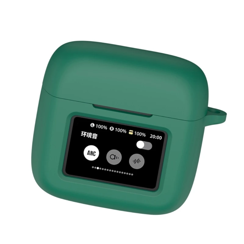 ฝาครอบหูฟัง ที่อยู่อาศัยกันรอยขีดข่วน หูฟังไร้สาย เคสซิลิโคนเปลือกนุ่ม