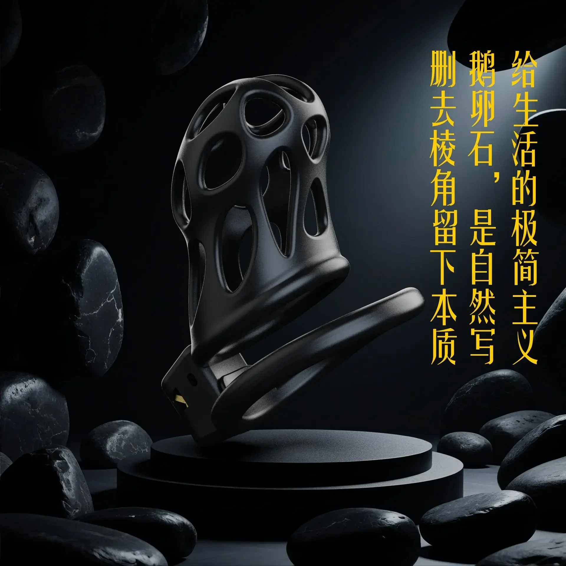 New Male Chastity Cage Set Anti Off Lock Penis Ring Cock Cage Kit Trainer Sex Toys Shop Sissy Adult Goods For Men BDSM Bondage view 4