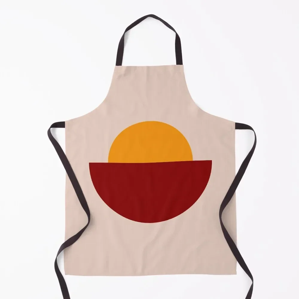 

house of lions minimalist geo composition 02 Apron chefs chef costume Hairdresser Smock for hairdressing Apron